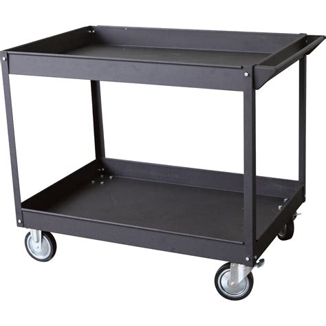 steel utility cart with wheels